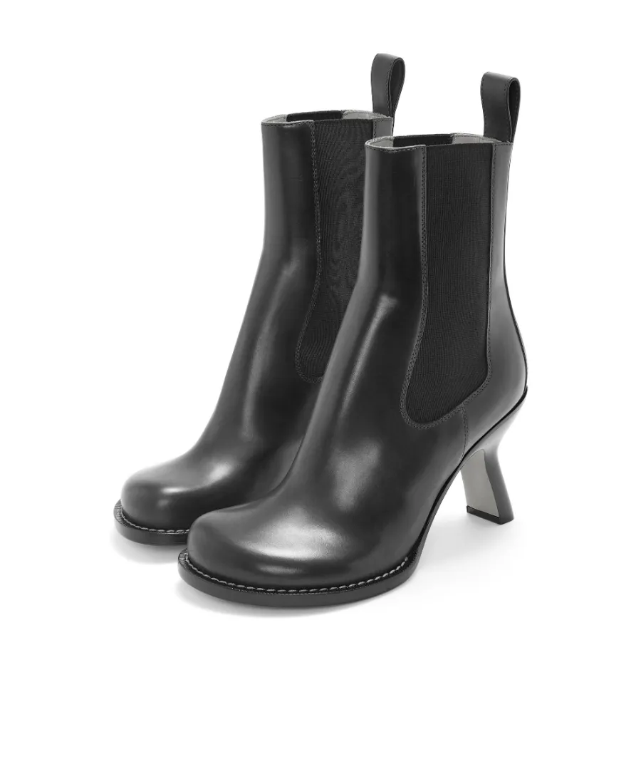 Campo Chelsea Bootie In Waxed Calfskin
