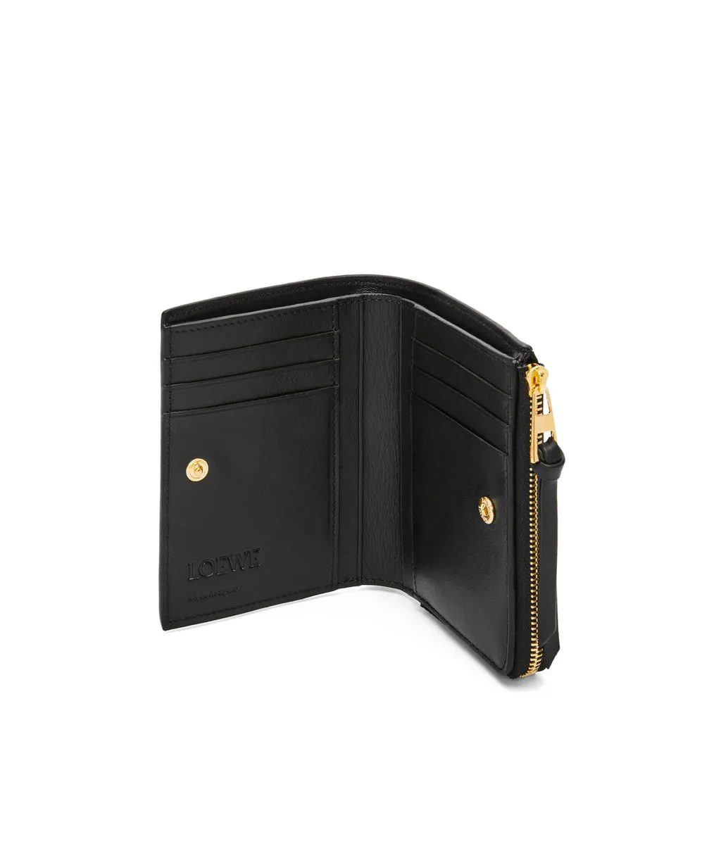 Embossed Loewe Slim Compact Wallet