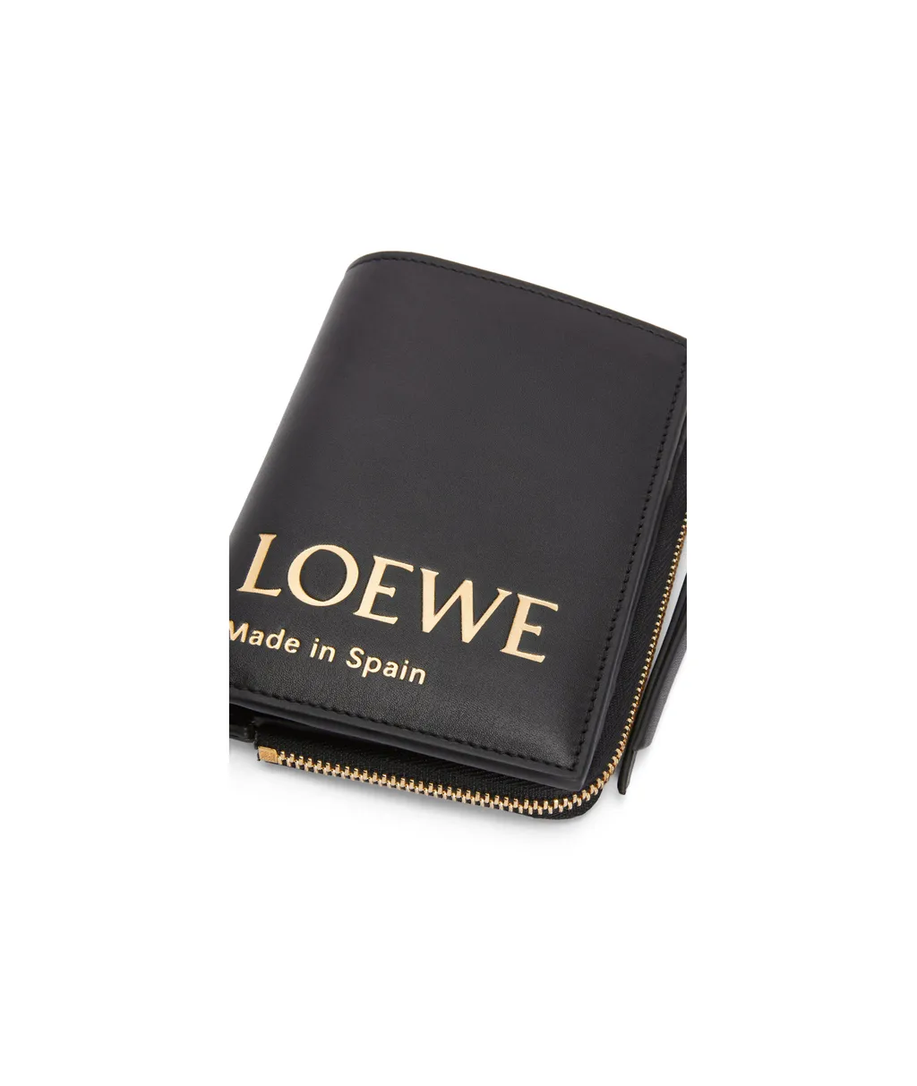 Embossed Loewe Slim Compact Wallet