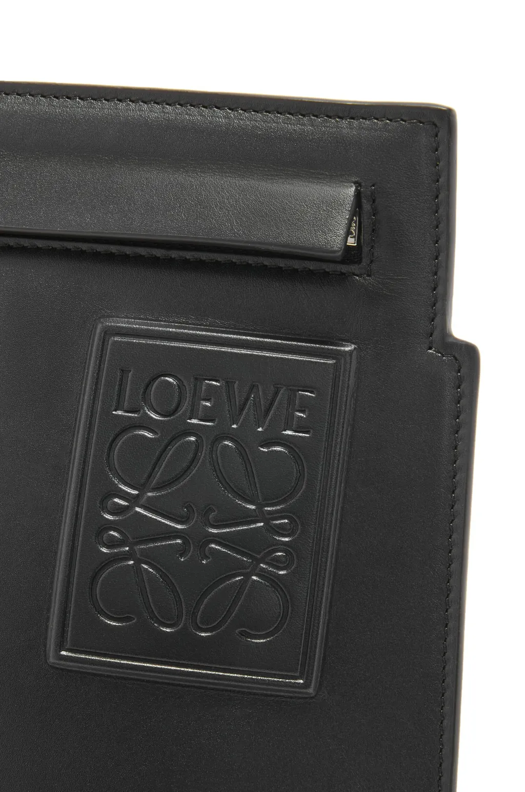Logo-Debossed T Pouch