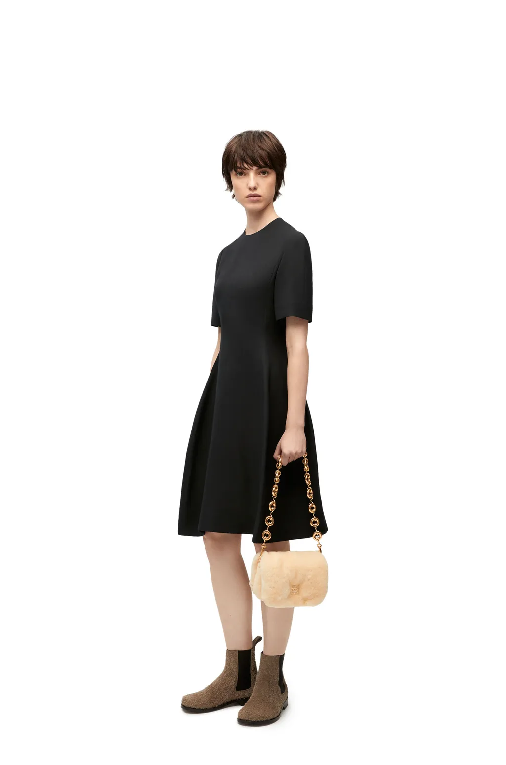Dress In Silk And Wool