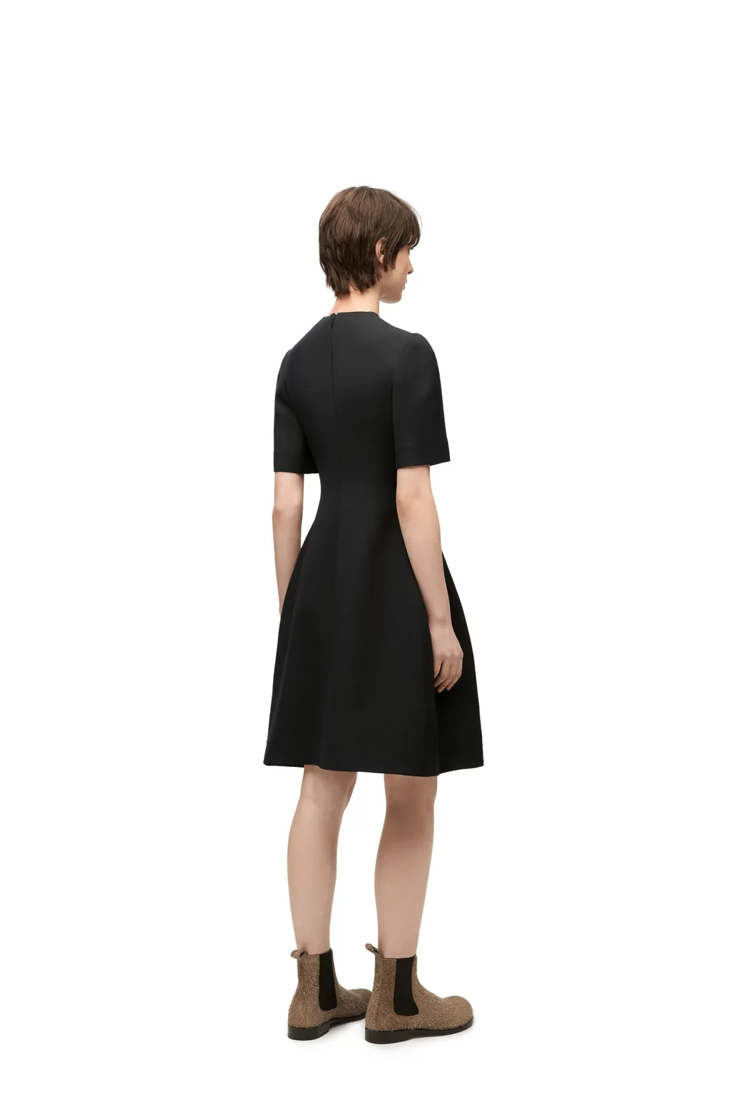 Dress In Silk And Wool