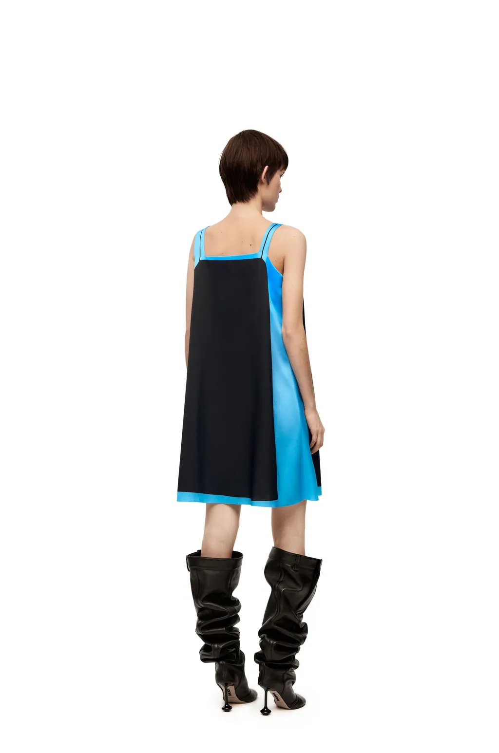 Two-Tone Strappy Dress