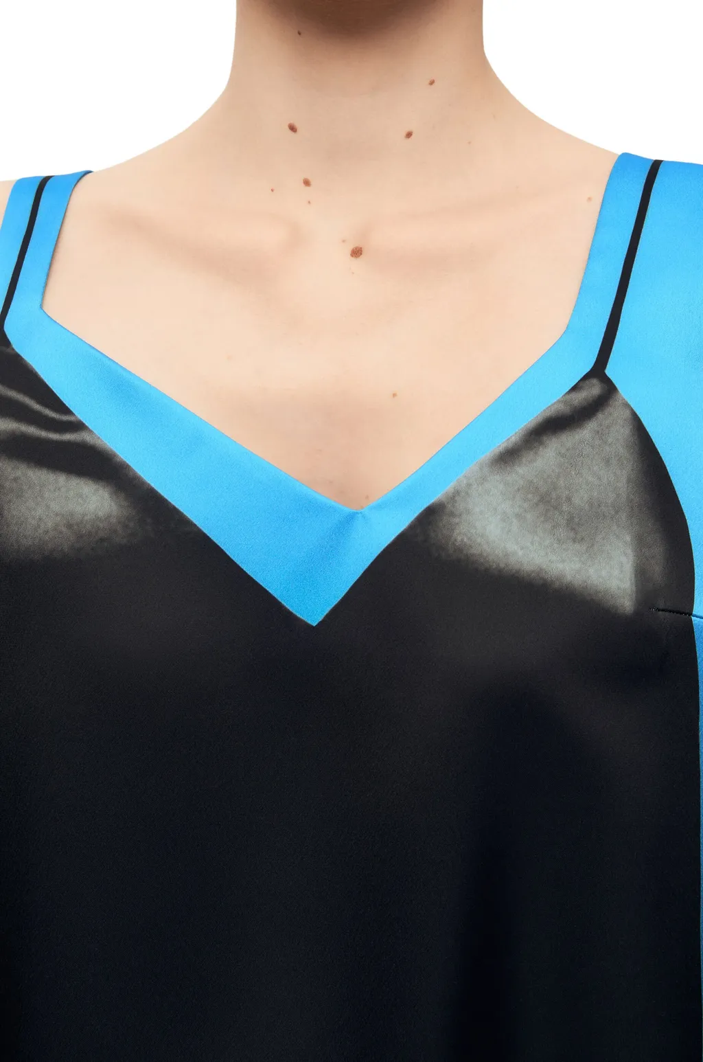 Two-Tone Strappy Dress