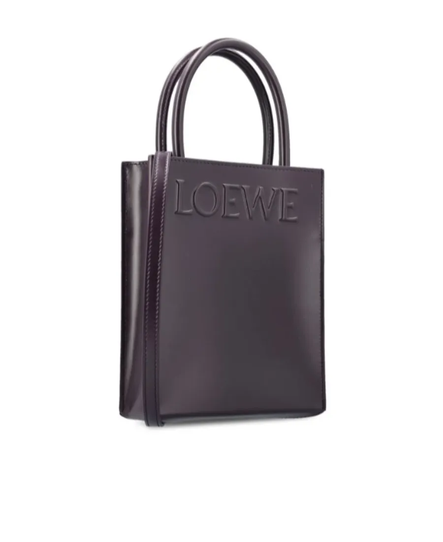 Logo Embossed Tote Bag
