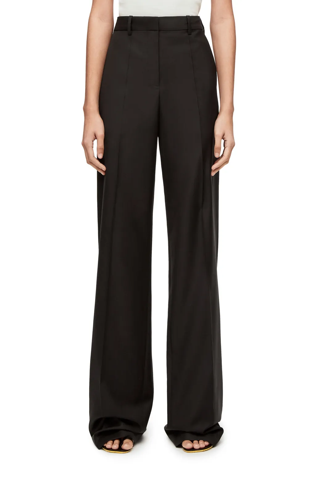 Straight-Leg Tailored Trousers