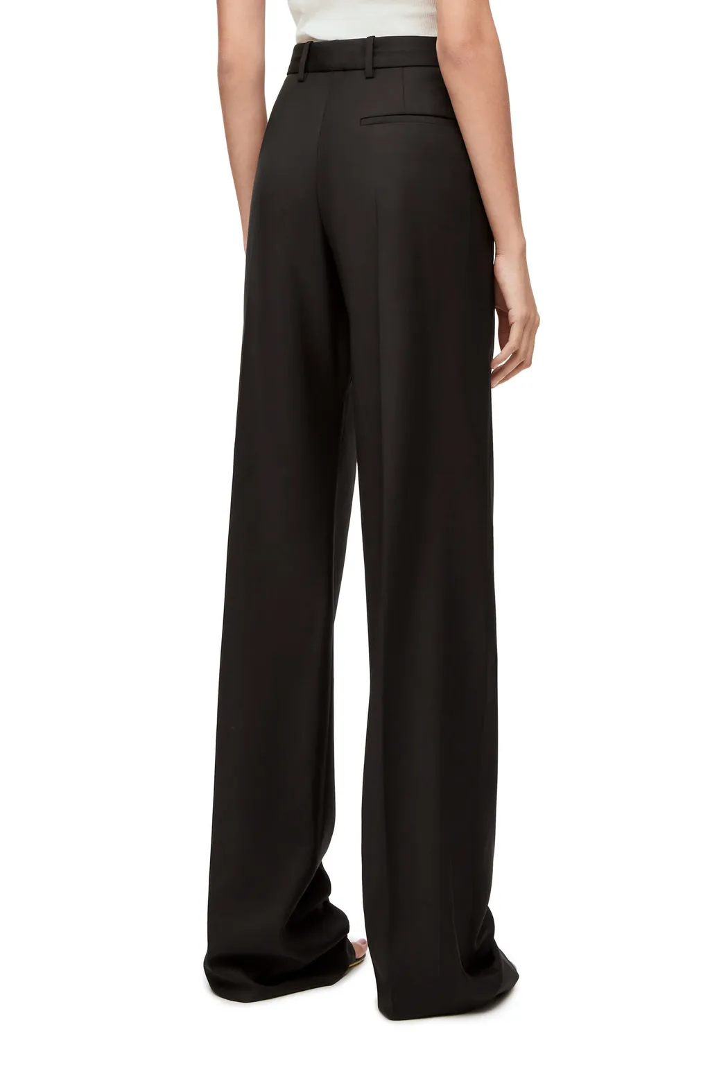 Straight-Leg Tailored Trousers