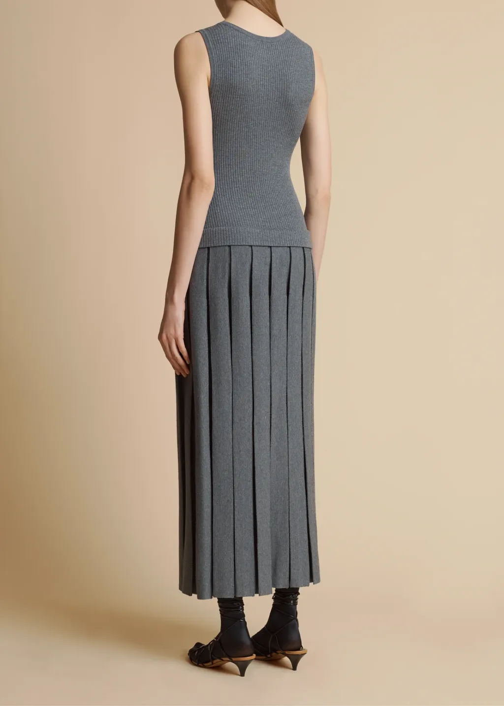 Pleated Detail Dress