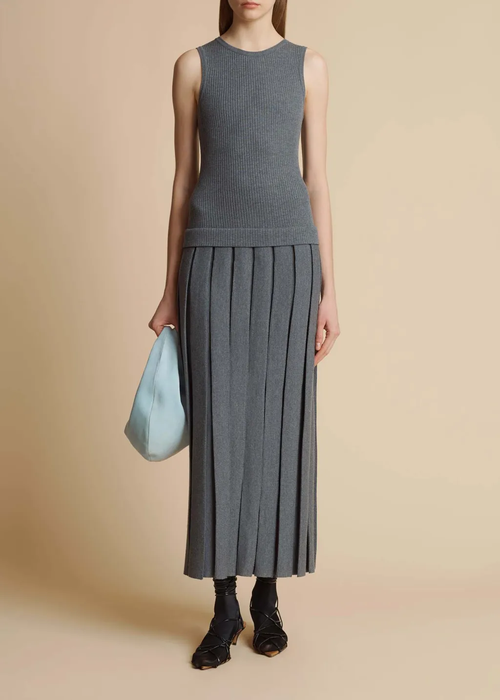 Pleated Detail Dress