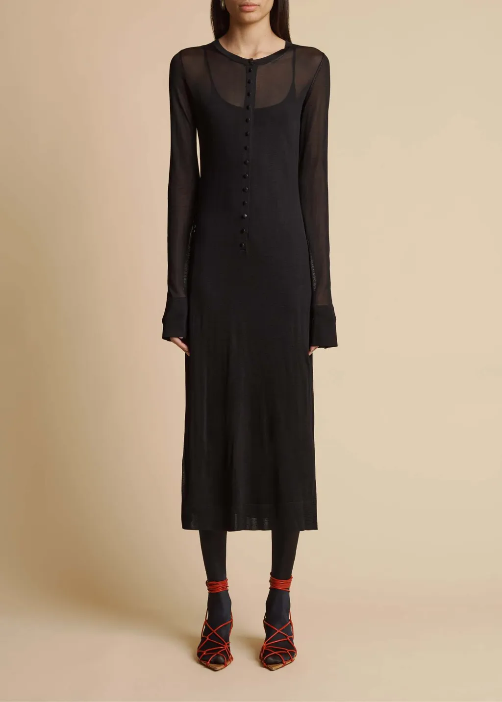 Long-Sleeved Dress