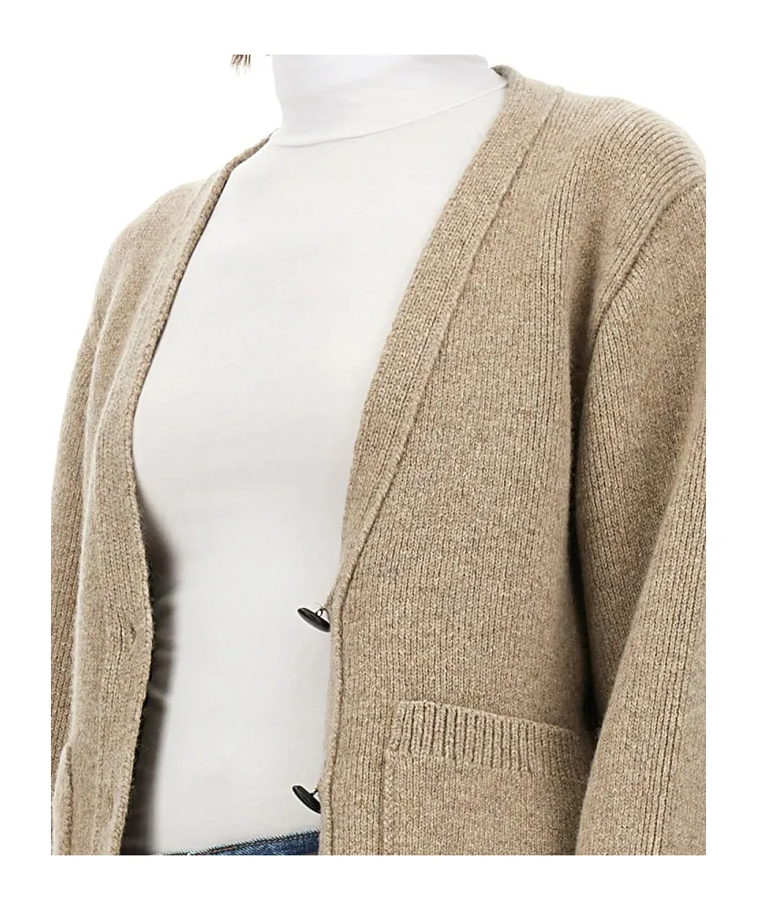 V-Neck Knitted Cardigan