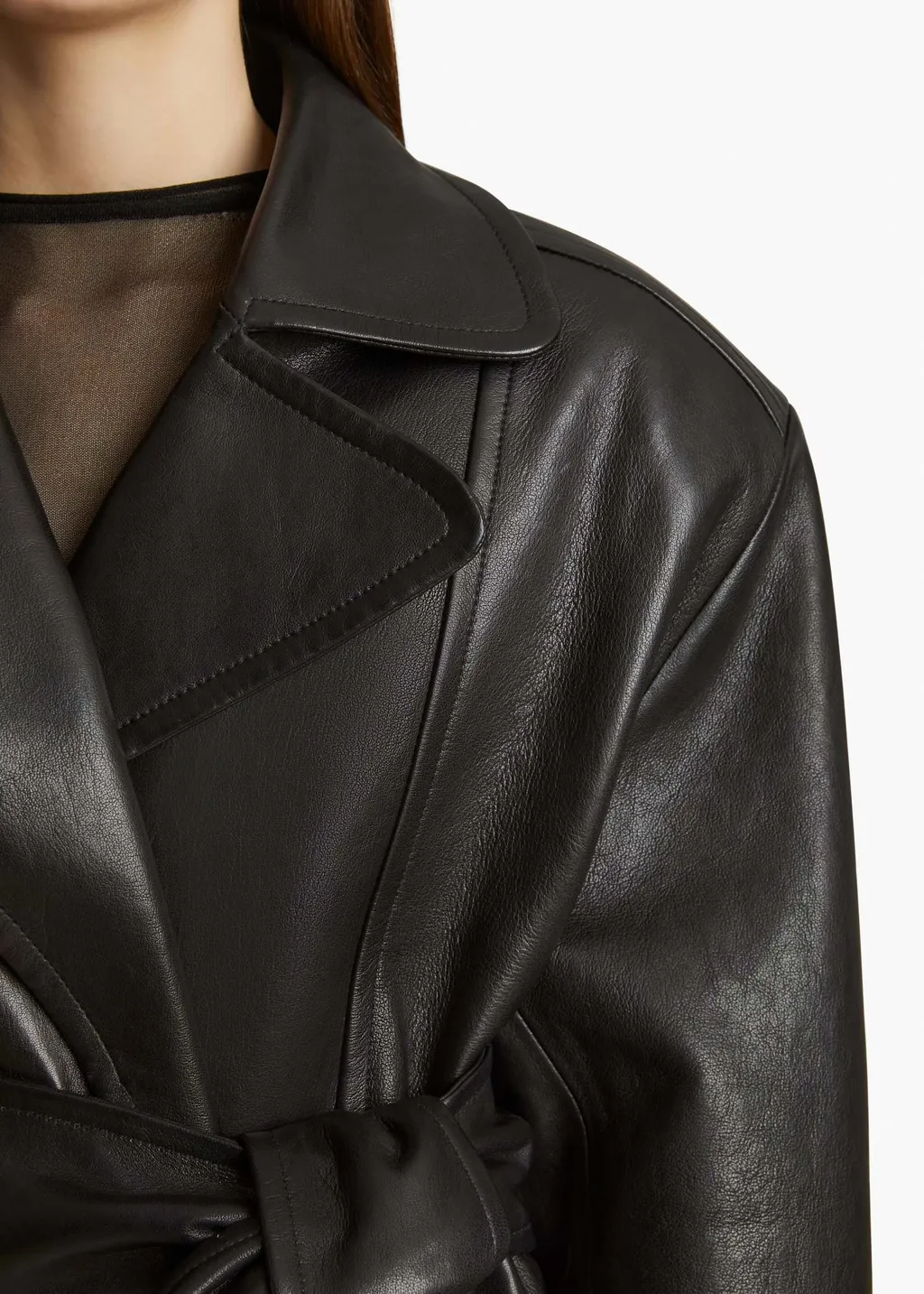 Dolores Oversized-Fit Biker Jacket