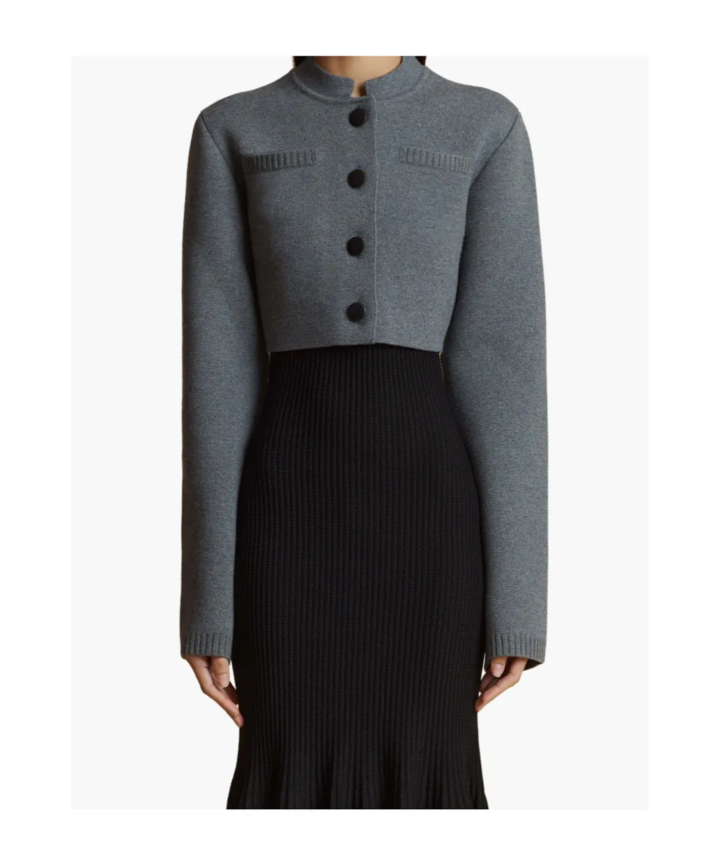 Ello Knit Cropped Jacket