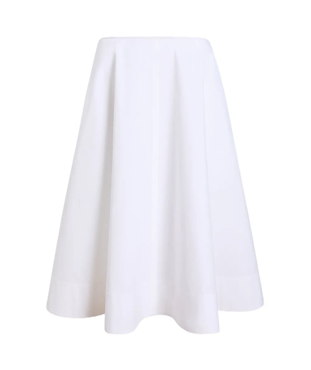 A-Line Poplin Skirt