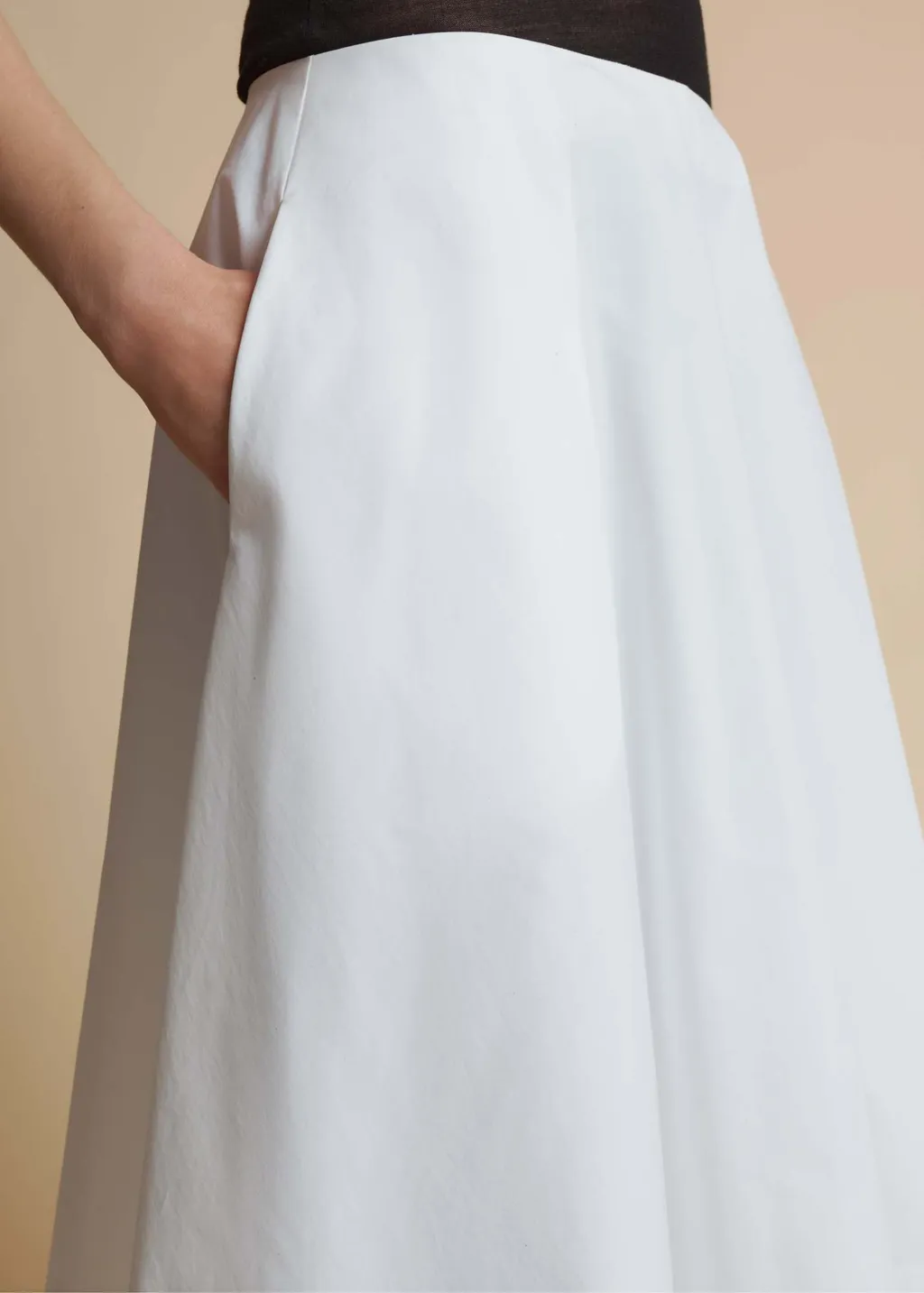 A-Line Poplin Skirt