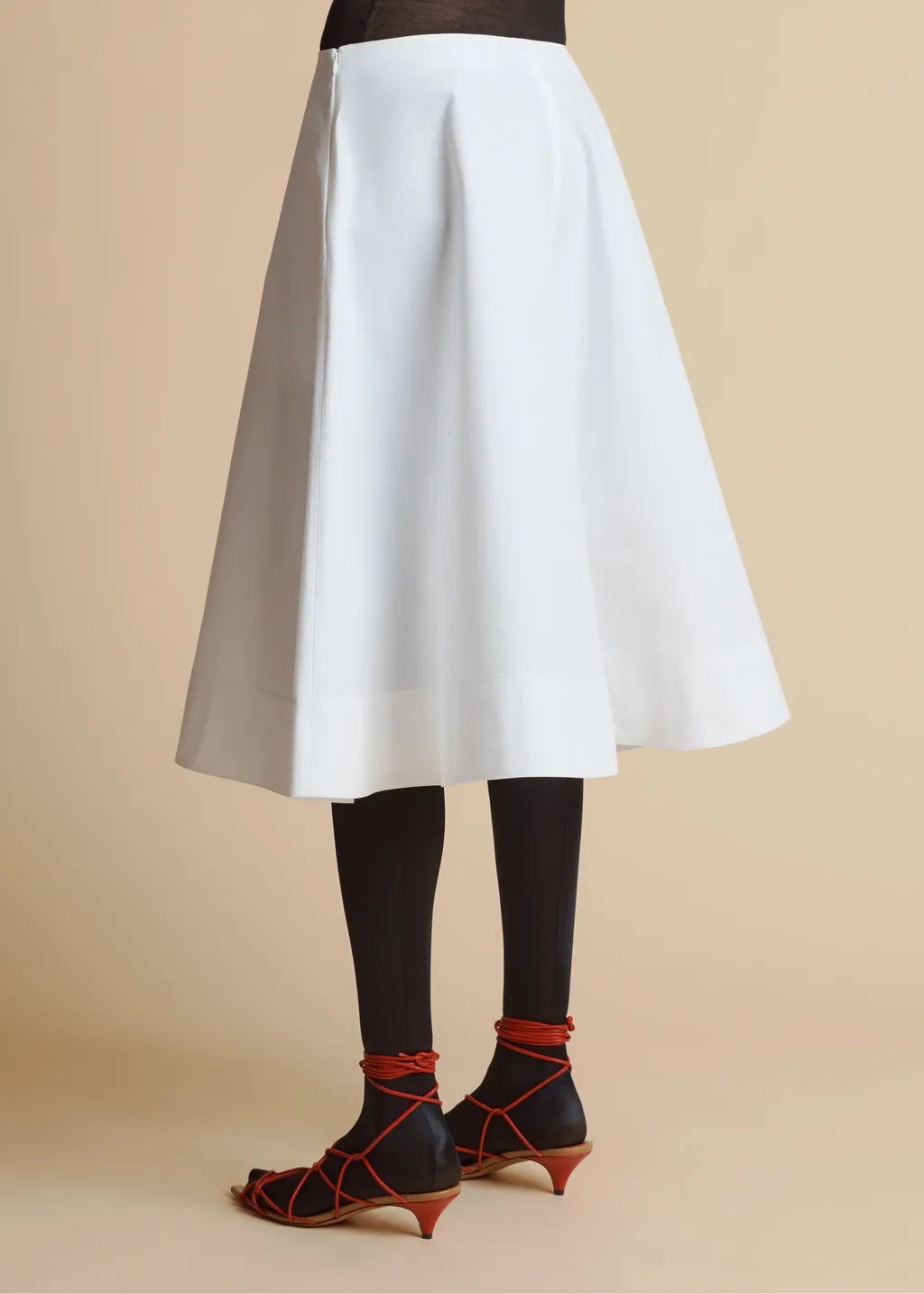 A-Line Poplin Skirt