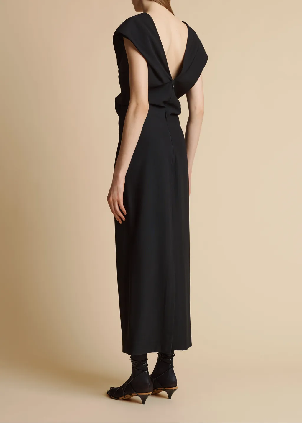 V-Neck Sleeveless Dress