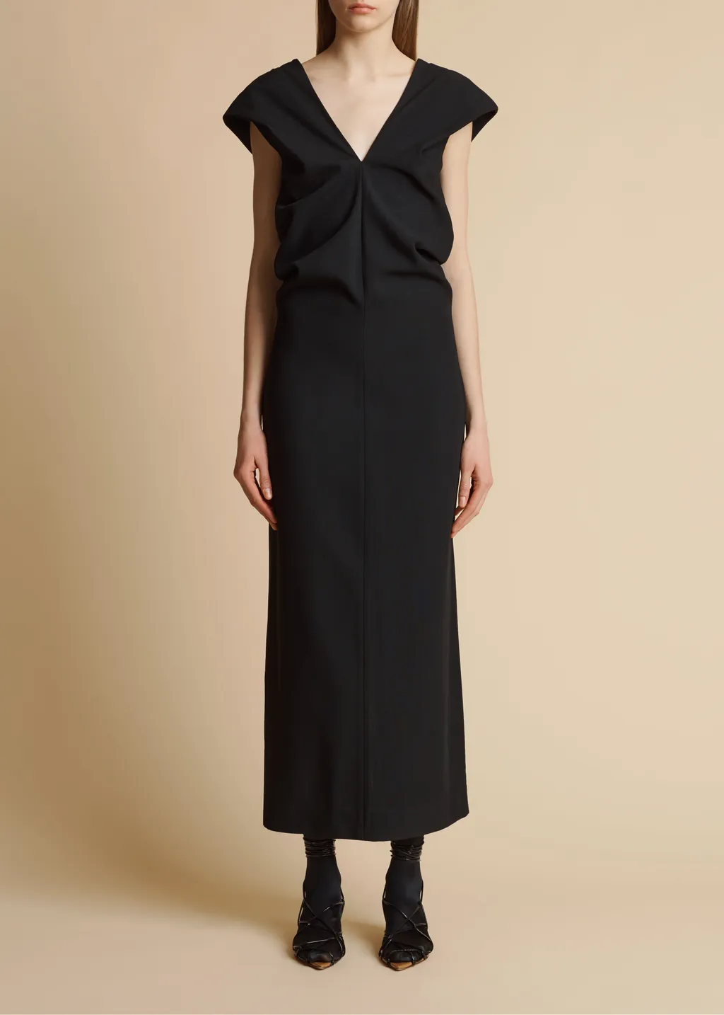 V-Neck Sleeveless Dress