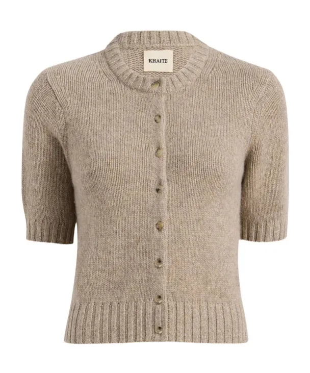 Nora Cropped Button-Up Cardigan