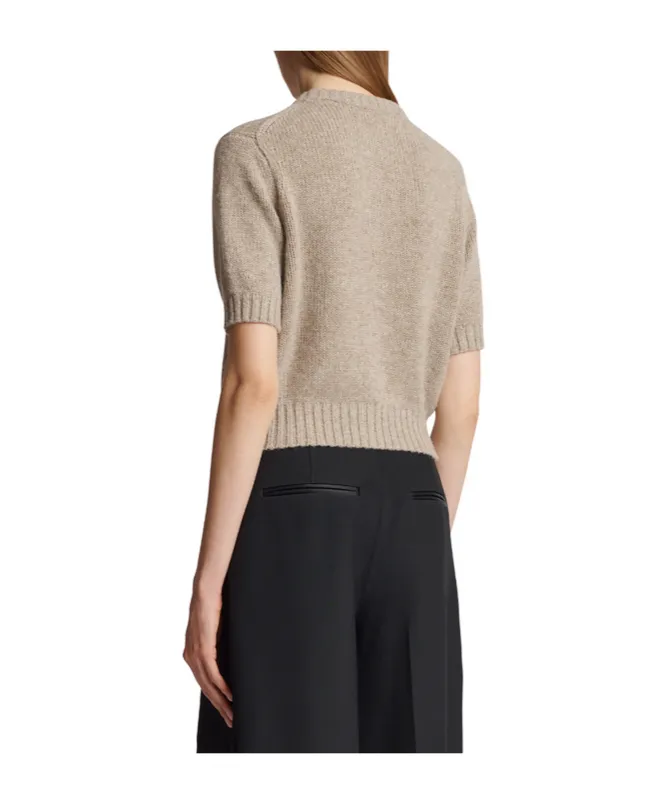 Nora Cropped Button-Up Cardigan