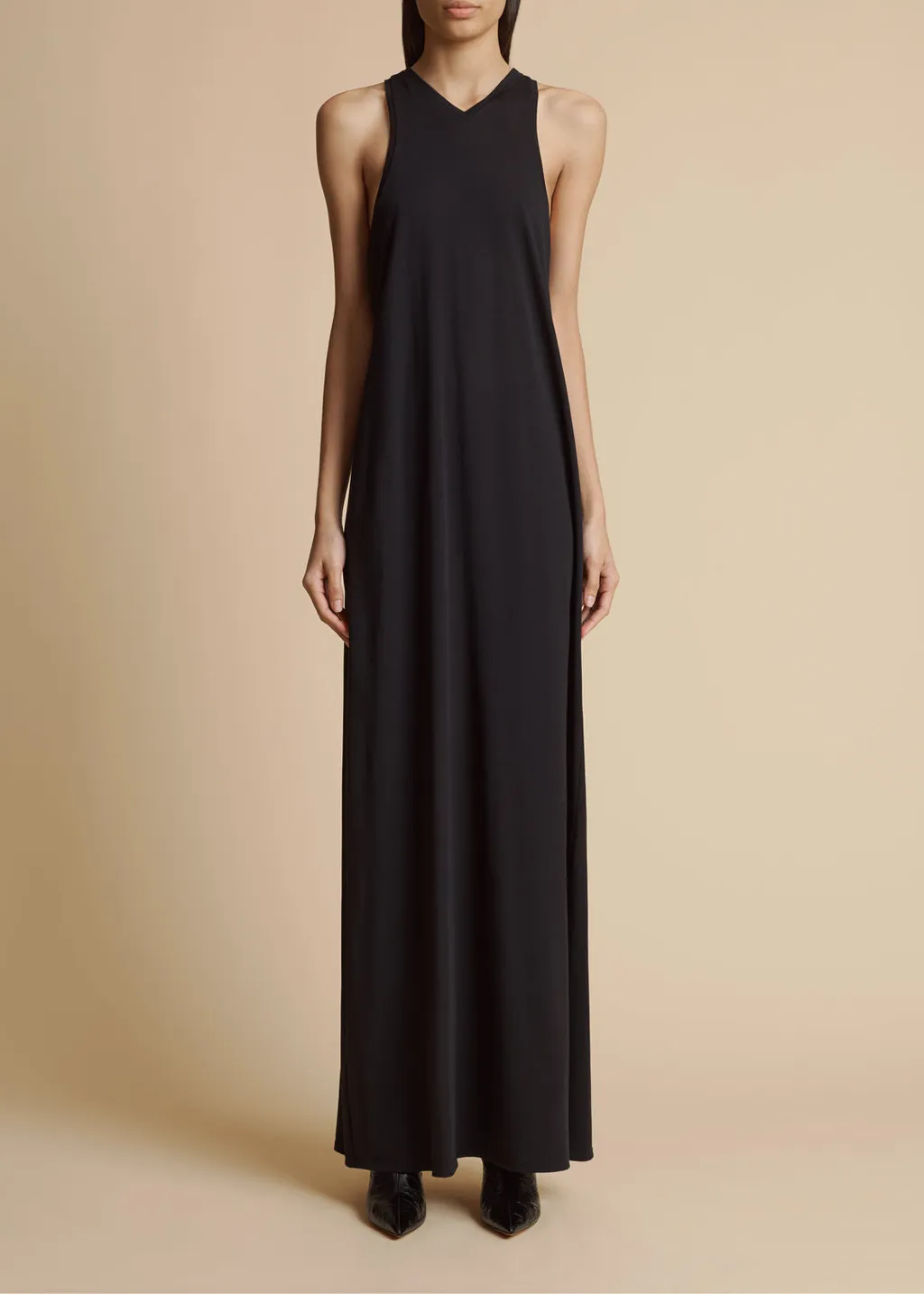 Vernetta V-Neck Sleeveless Maxi Dress