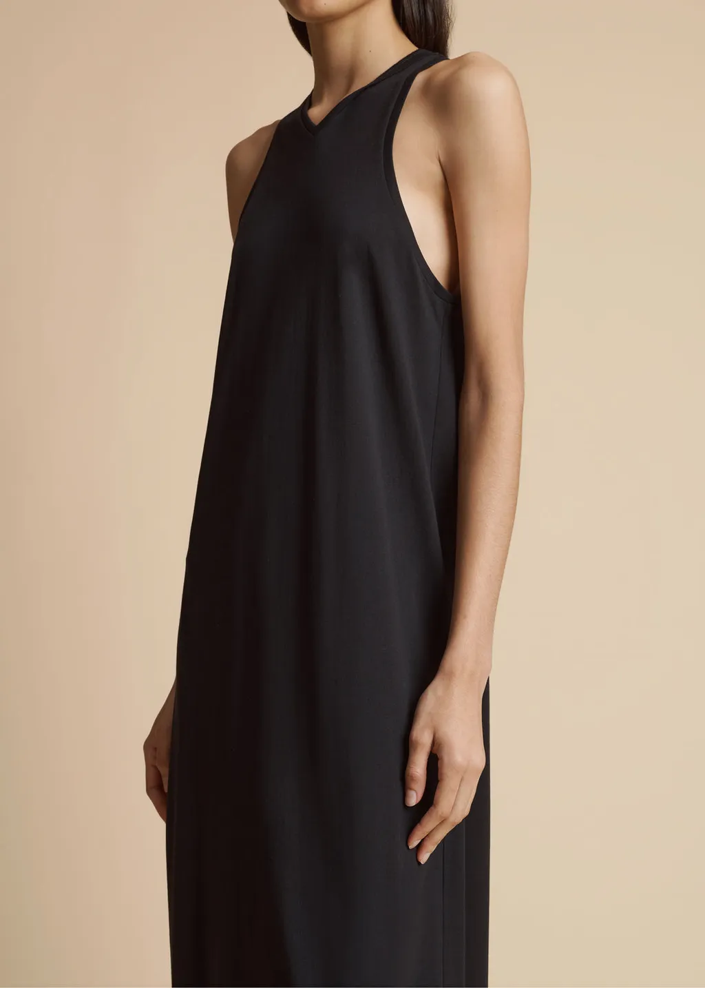 Vernetta V-Neck Sleeveless Maxi Dress