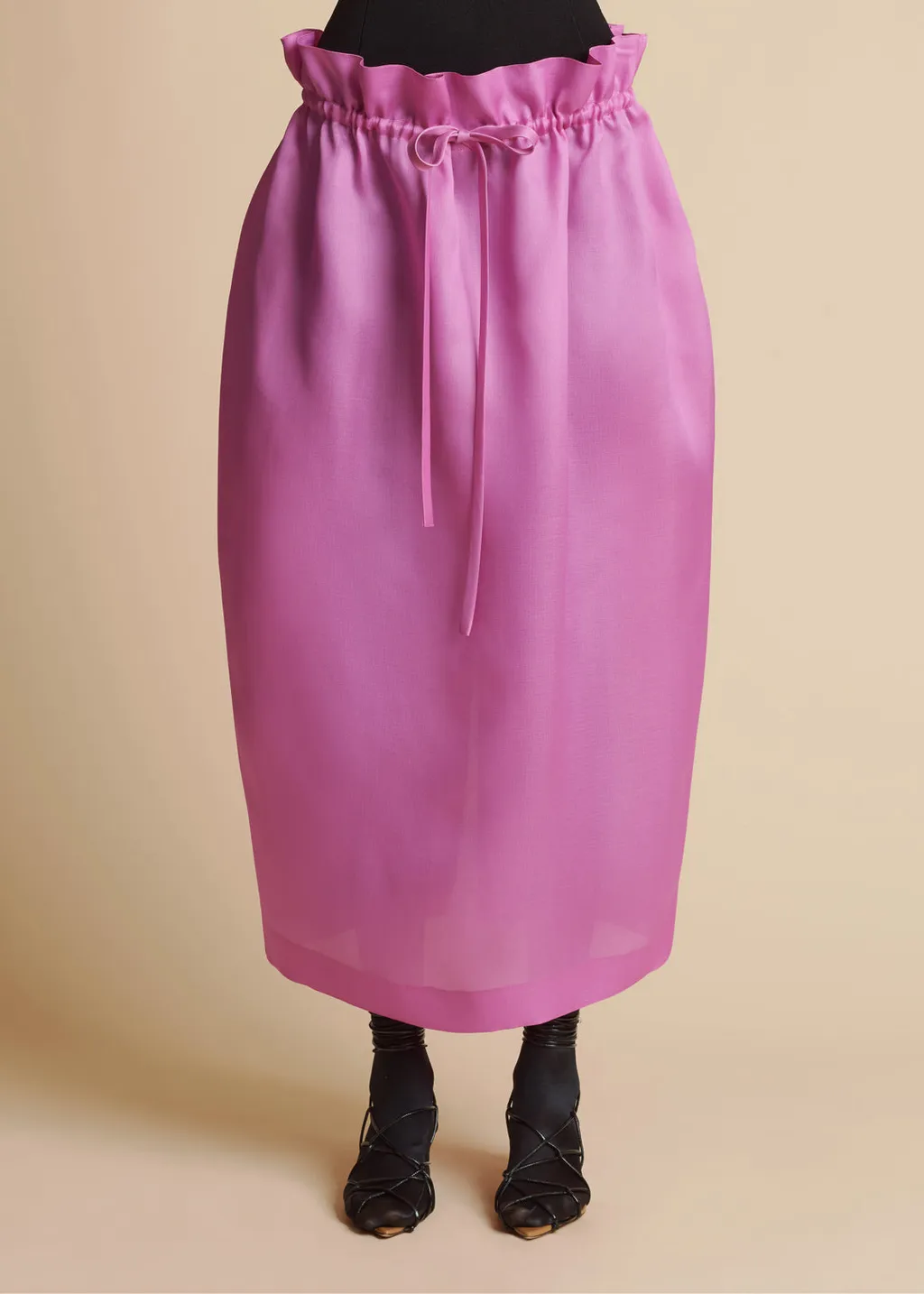 The Ember Silk Skirt