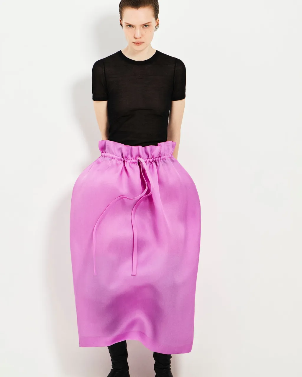 The Ember Silk Skirt