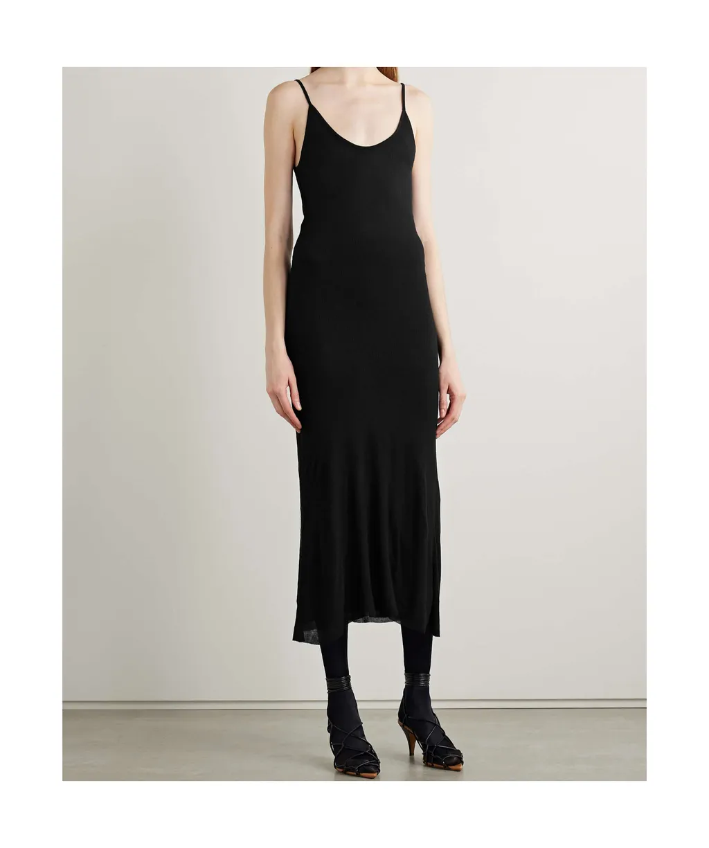 Round-Neck Jersey Dress