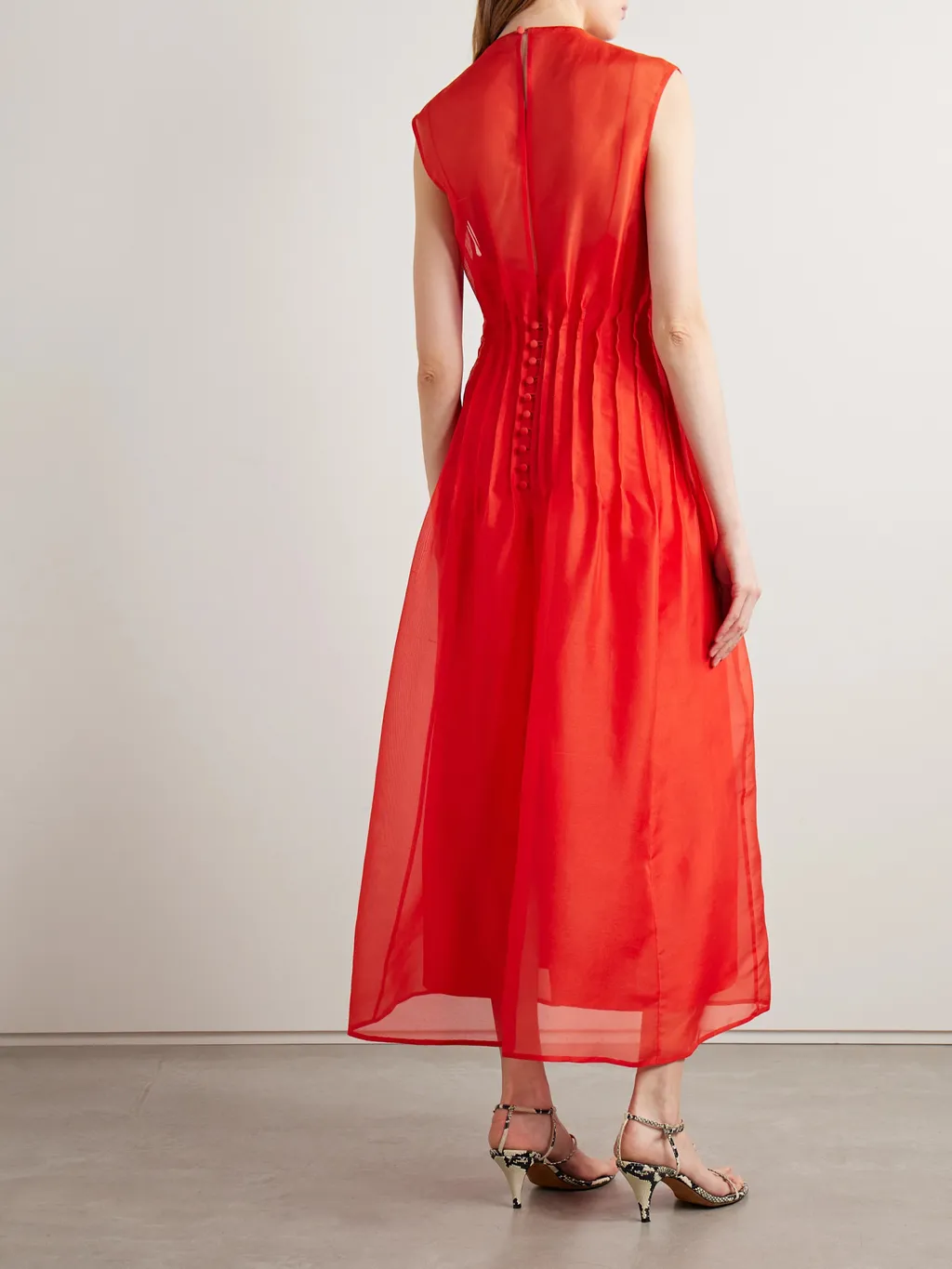 The Wes Sleeveless Midi Dress