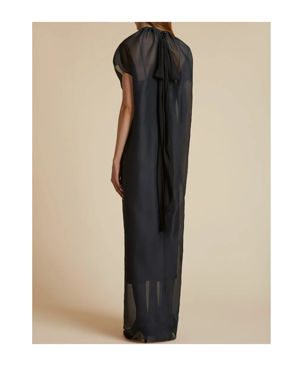 The Essie Draped Maxi Dress