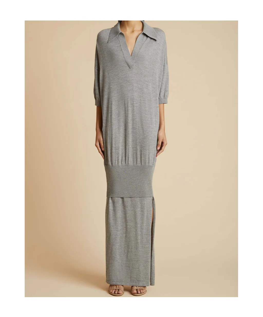 The Rue Fine-Knit Maxi Dress