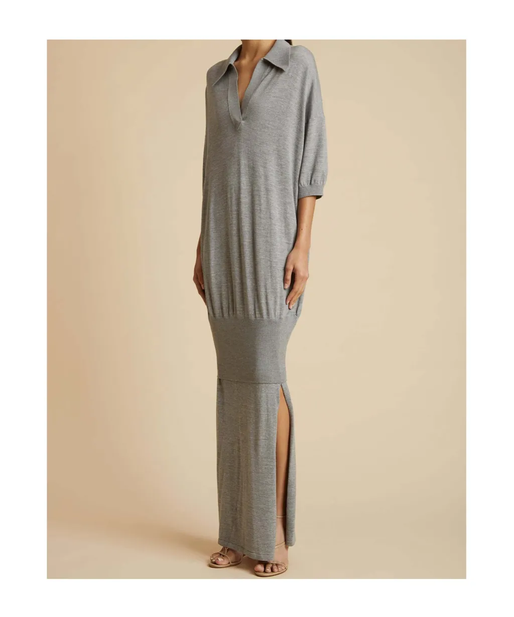The Rue Fine-Knit Maxi Dress