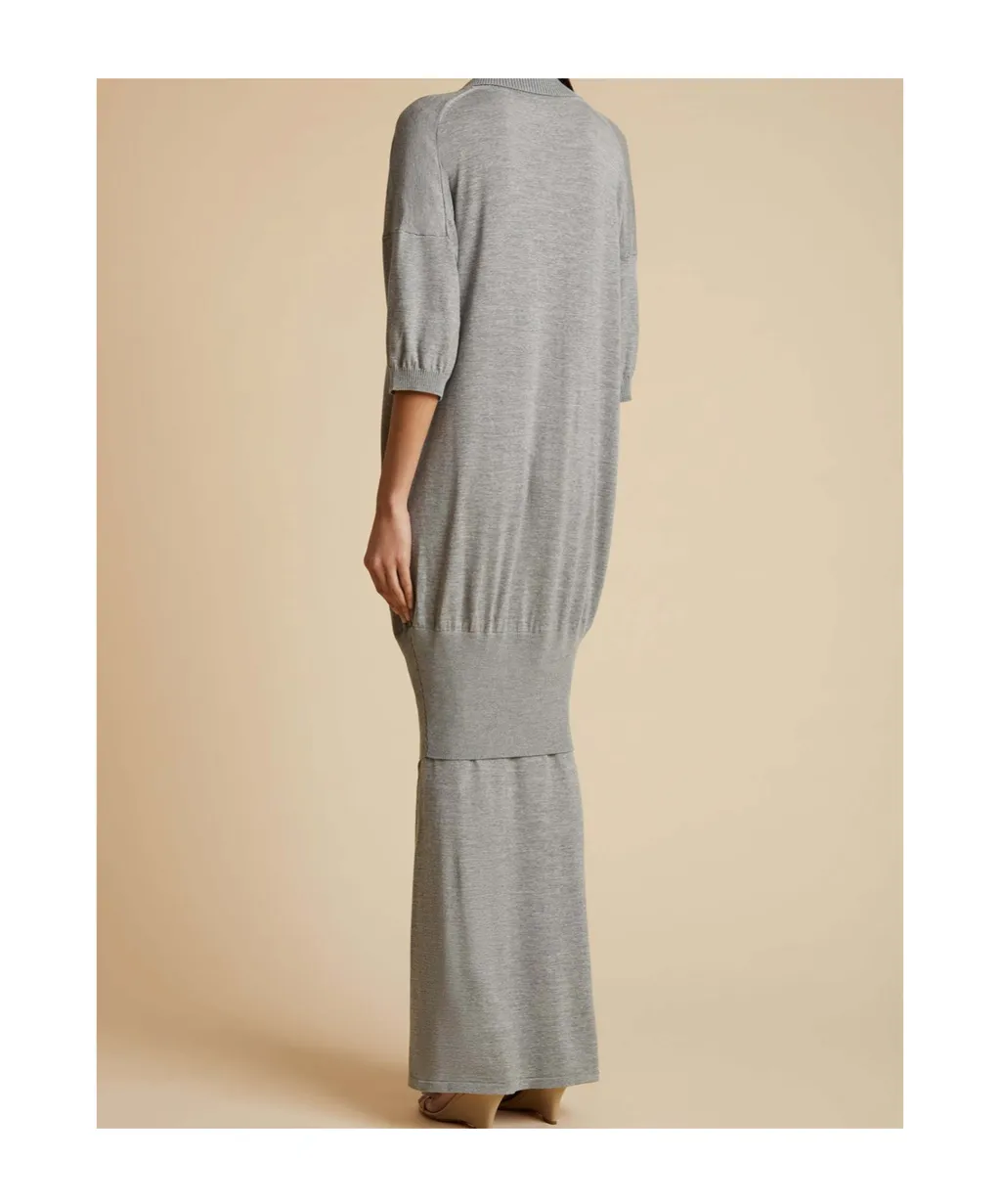 The Rue Fine-Knit Maxi Dress
