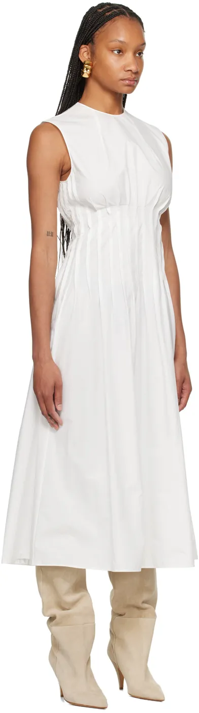 The Wes Pintuck-Detail Midi Dress
