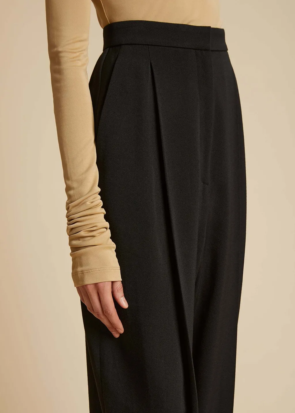 Ashford High-Waisted Tapered Leg Trousers