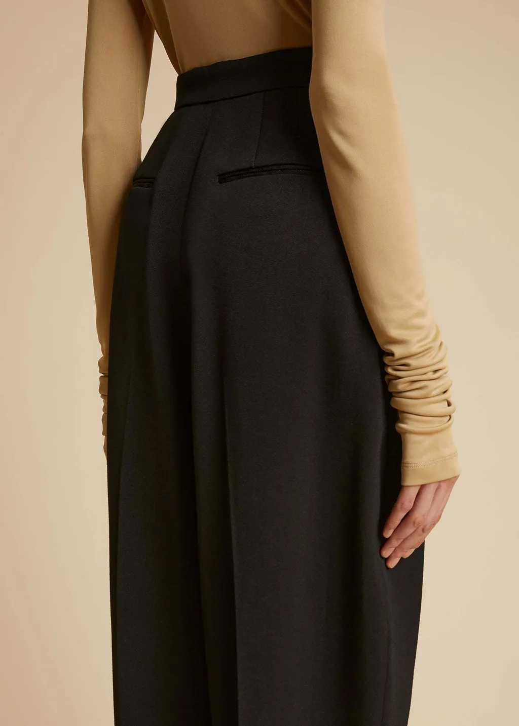 Ashford High-Waisted Tapered Leg Trousers