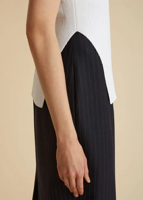 Crewneck Sleeveless Tank Top