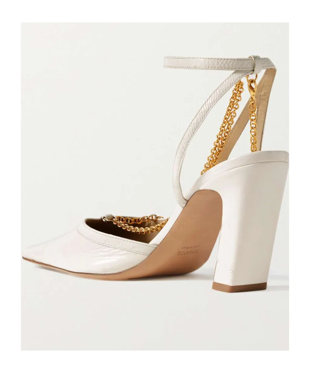 Marfa 90Mm Chain-Detail Pumps