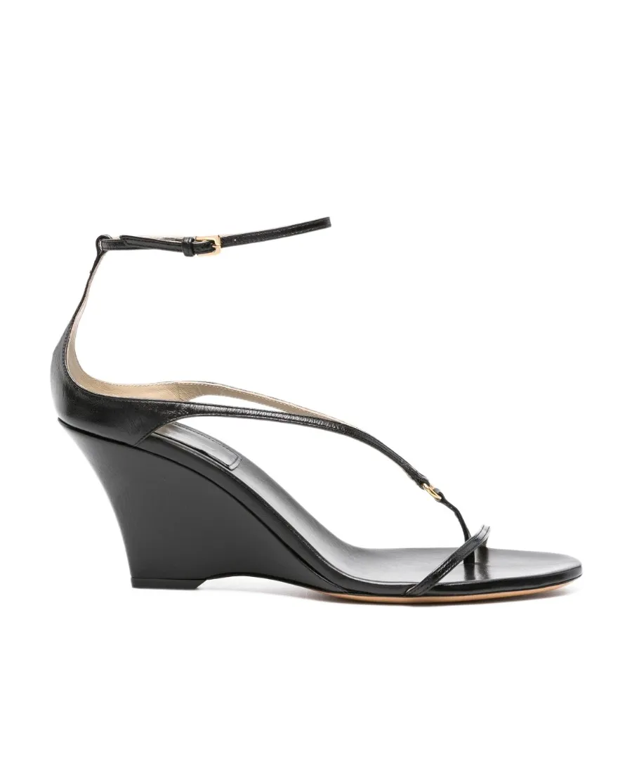 Marion Buckle-Fastened Wedge Sandals