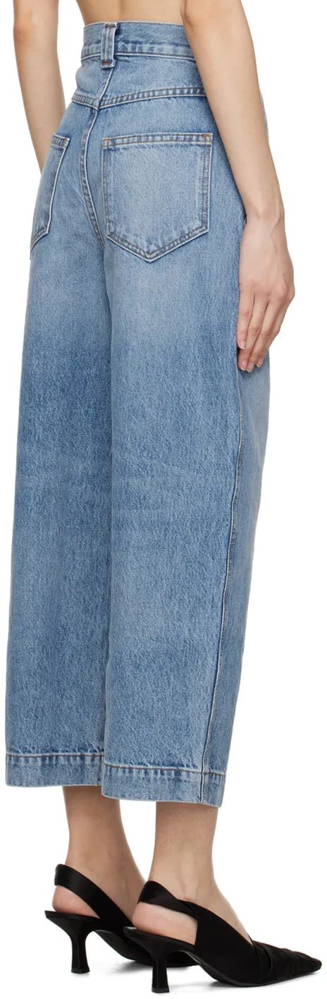 High-Waist Cropped Jeans