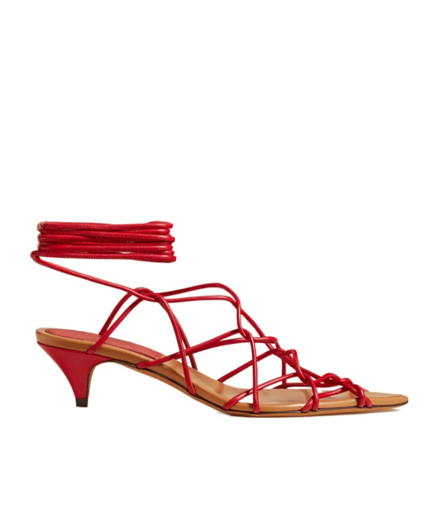 The Arden Pointed Toe Heeled Sandals