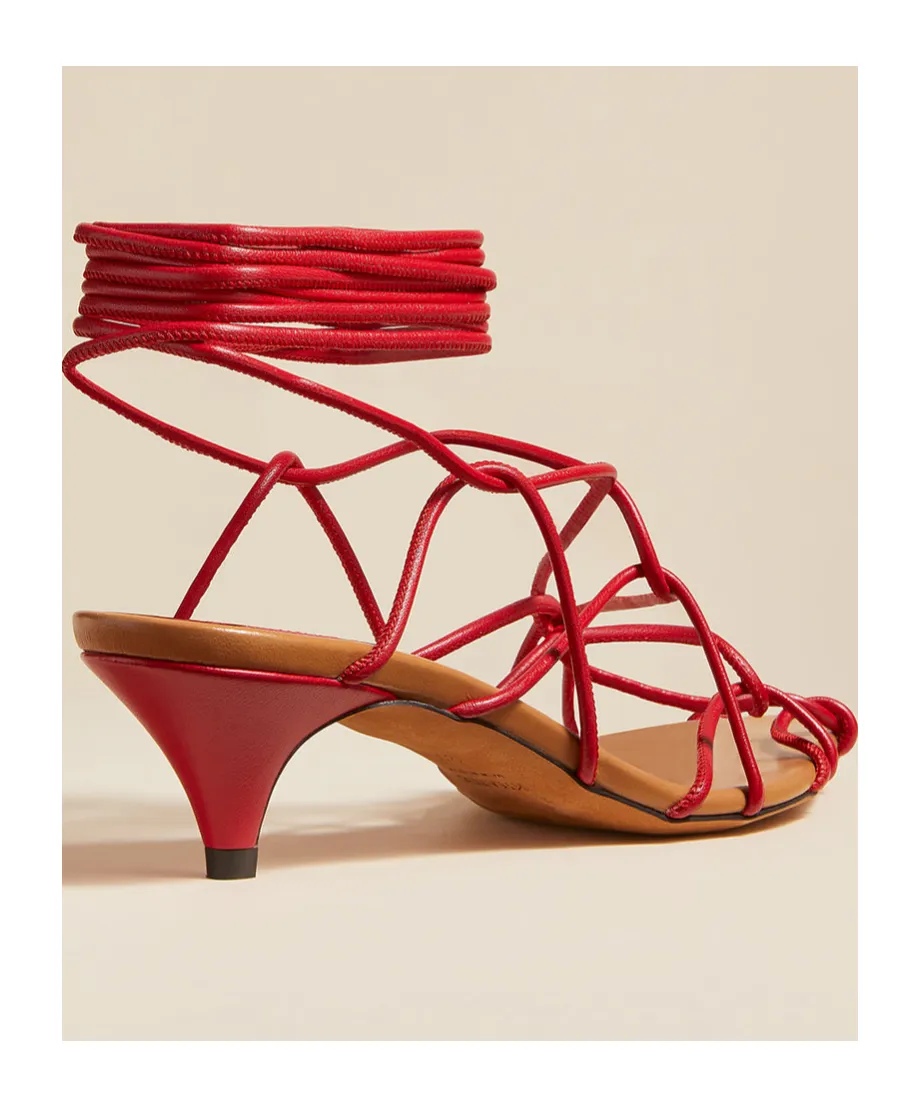 The Arden Pointed Toe Heeled Sandals