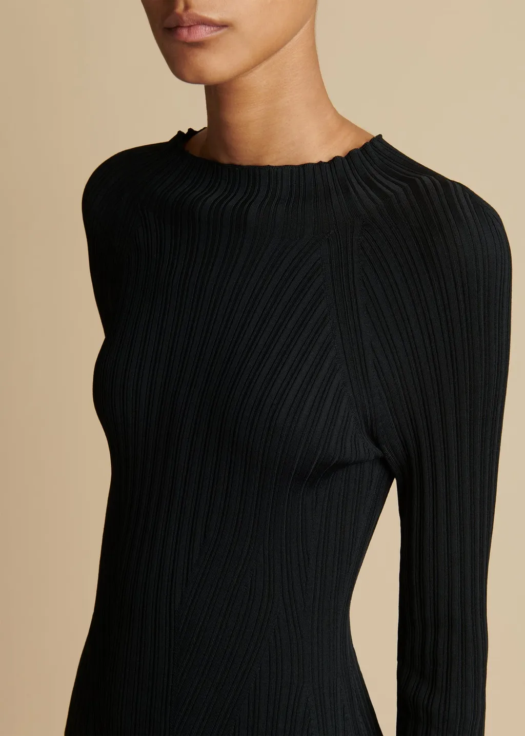 Cedar High Neck Fringed Dress