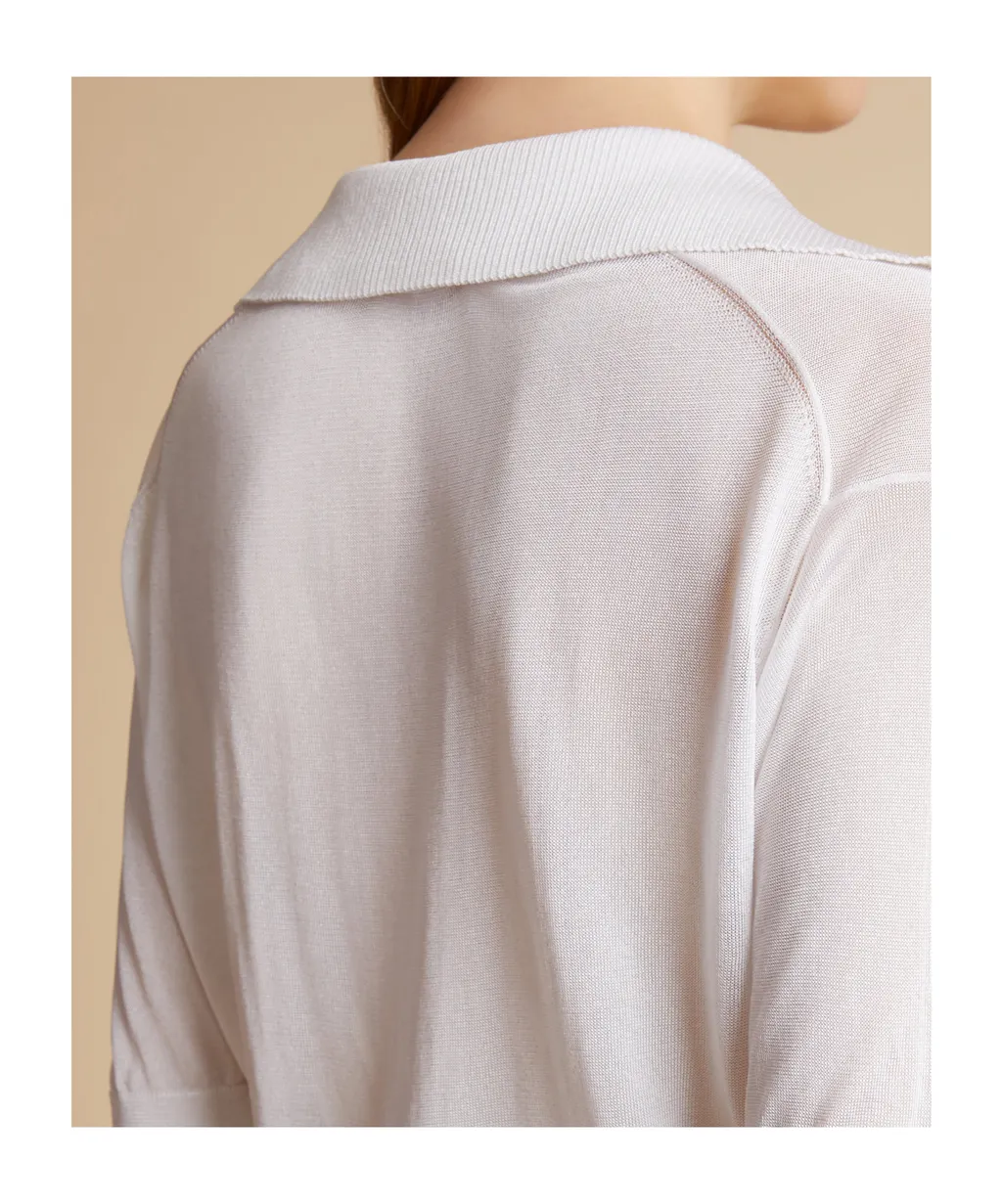 Julita V-Neck Polo Top