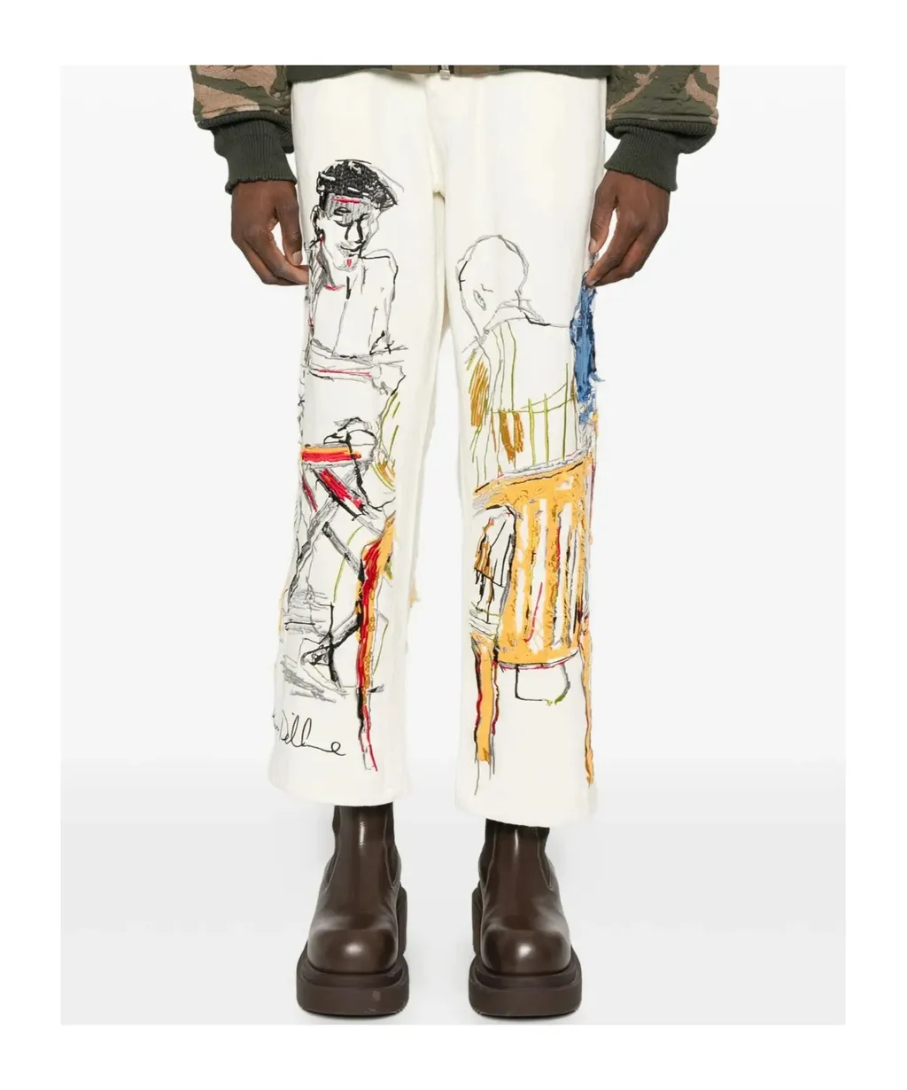 Printed Jeans