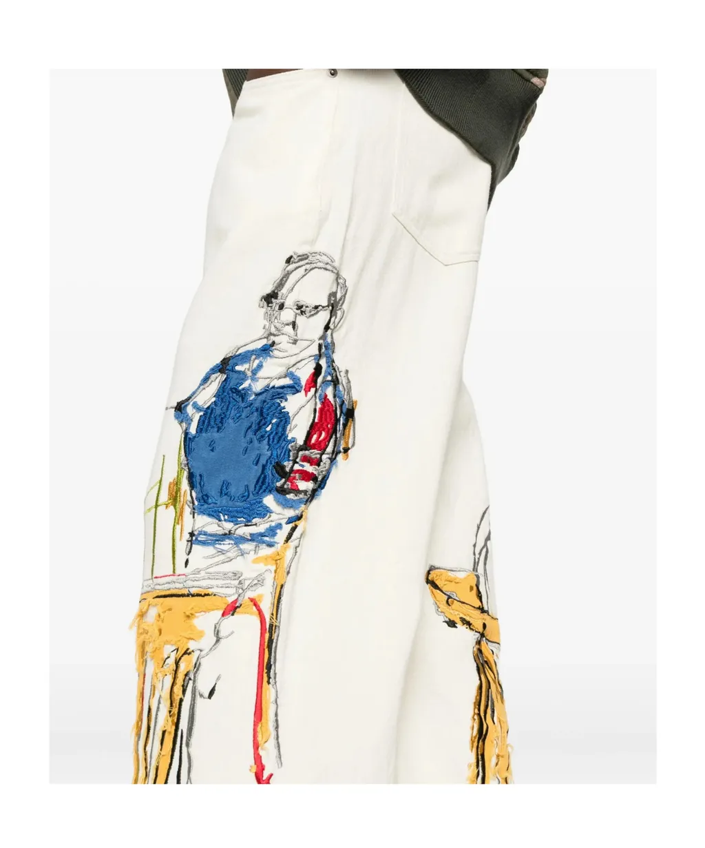 Printed Jeans
