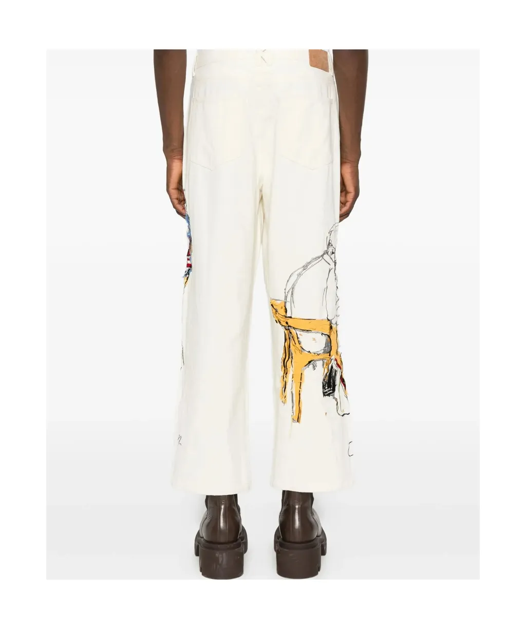 Printed Jeans