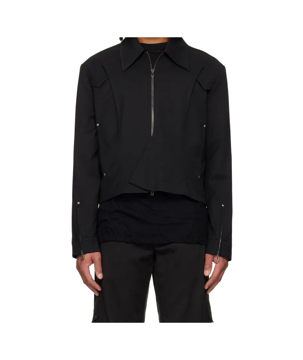 Kraner Cropped Blouson Jacket