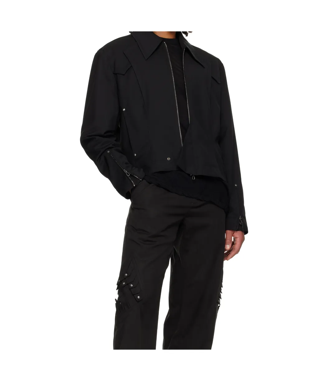 Kraner Cropped Blouson Jacket